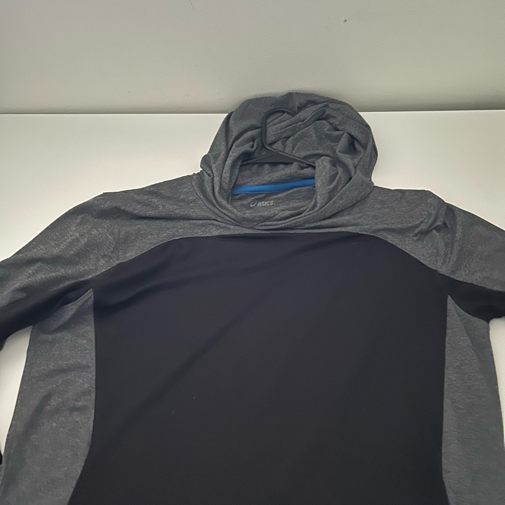 Asics Charcoal and Black Pullover